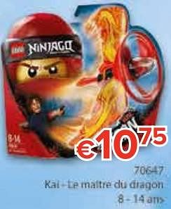 Promotions Lego ninjago kài le mattre du dragon 70647 - Lego - Valide de 25/05/2018 à 17/06/2018 chez Euro Shop