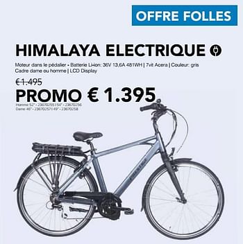 Promoties Himalaya electrique - Prestige Fietsen - Geldig van 25/05/2018 tot 17/06/2018 bij Euro Shop