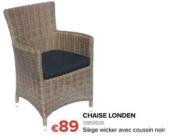 Promotions Chaise londen - Produit Maison - Euroshop - Valide de 25/05/2018 à 17/06/2018 chez Euro Shop