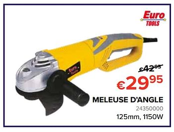 Promoties Euro tools meleuse d`angle - Euro Tools - Geldig van 25/05/2018 tot 17/06/2018 bij Euro Shop
