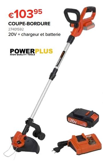 Promoties Powerplus coupe-bordure - Powerplus - Geldig van 25/05/2018 tot 17/06/2018 bij Euro Shop