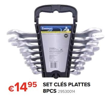Promoties Set clés plattes 8pcs - Michelin - Geldig van 25/05/2018 tot 17/06/2018 bij Euro Shop