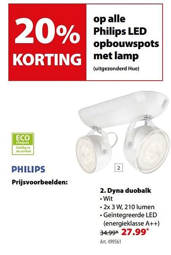 Promoties Philips duobalk dyna - Philips - Geldig van 30/05/2018 tot 11/06/2018 bij Gamma