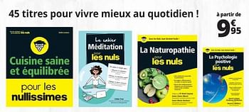 Promotions 45 titres pour vivre mieux au quotidien! - Produit Maison - Auchan Ronq - Valide de 23/05/2018 à 29/05/2018 chez Auchan Ronq