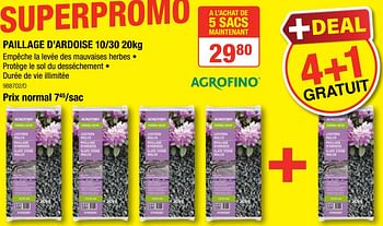 Promotions Paillage d`ardoise - Agrofino - Valide de 17/05/2018 à 27/05/2018 chez HandyHome