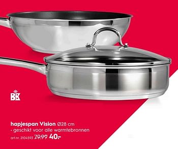 Promotions Hapjespan vision - BK - Valide de 21/05/2018 à 27/05/2018 chez Blokker