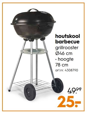 Promoties Houtskool barbecue - Huismerk - Blokker - Geldig van 21/05/2018 tot 27/05/2018 bij Blokker