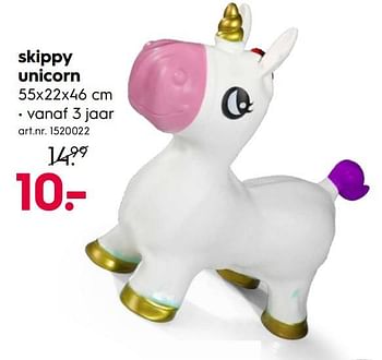 Promotions Skippy unicorn - Produit maison - Blokker - Valide de 14/05/2018 à 27/05/2018 chez Blokker