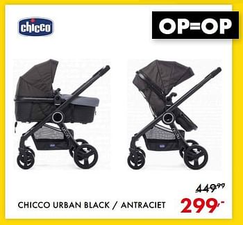 Promoties Chicco urban black - antraciet - Chicco - Geldig van 22/05/2018 tot 02/06/2018 bij Baby & Tiener Megastore