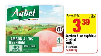Promoties Jambon à l`os supérieur original aubel - Aubel - Geldig van 23/05/2018 tot 29/05/2018 bij Match
