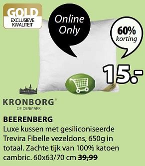 Promotions Beerenberg - Kronborg - Valide de 22/05/2018 à 03/06/2018 chez Jysk