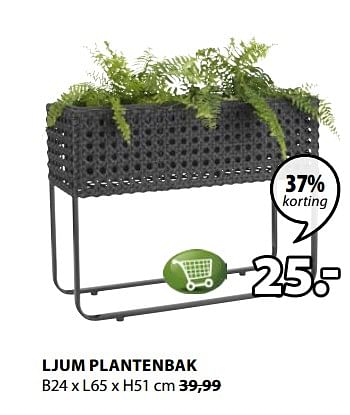 Promotions Ljum plantenbak - Produit Maison - Jysk - Valide de 22/05/2018 à 03/06/2018 chez Jysk
