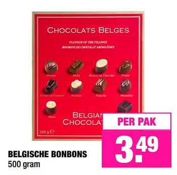 Promotions Belgische bonbons - Produit Maison - Big Bazar - Valide de 22/05/2018 à 03/06/2018 chez Big Bazar