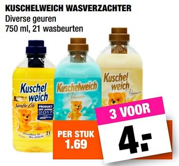 Promoties Kuschelweich wasverzachter - Kuschelweich - Geldig van 22/05/2018 tot 03/06/2018 bij Big Bazar