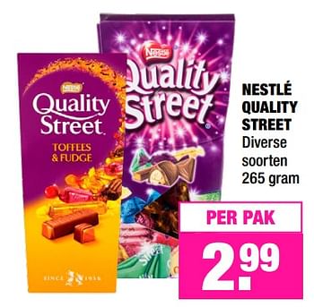 Promoties Nestlé quality street - Nestlé - Geldig van 22/05/2018 tot 03/06/2018 bij Big Bazar