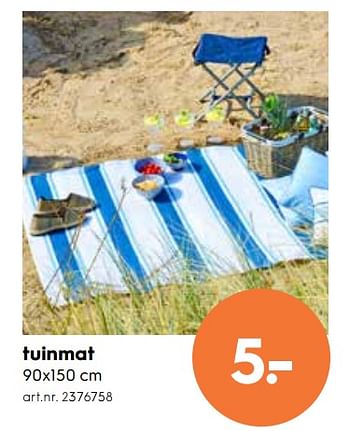 Promotions Tuinmat - Produit maison - Blokker - Valide de 23/05/2018 à 29/05/2018 chez Blokker