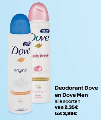 Promoties Deodorant dove en dove men - Dove - Geldig van 23/05/2018 tot 04/06/2018 bij Carrefour