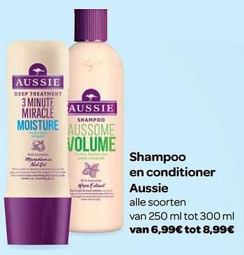 Promoties Shampoo en conditioner aussie - Aussie - Geldig van 23/05/2018 tot 04/06/2018 bij Carrefour