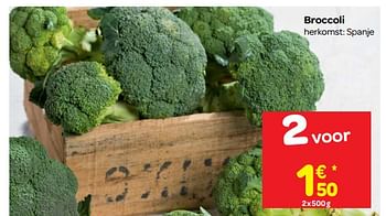 Promotions Broccoli - Produit maison - Carrefour  - Valide de 23/05/2018 à 28/05/2018 chez Carrefour