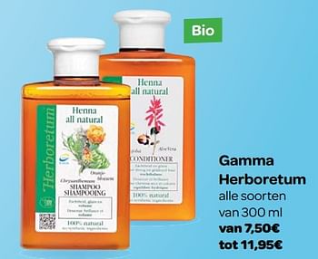 Promoties Gamma herboretum - Herboretum - Geldig van 23/05/2018 tot 04/06/2018 bij Carrefour