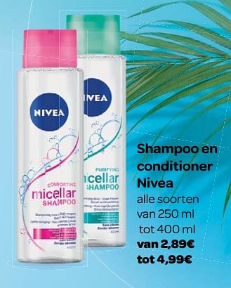 Promoties Shampoo en conditioner nivea - Nivea - Geldig van 23/05/2018 tot 04/06/2018 bij Carrefour