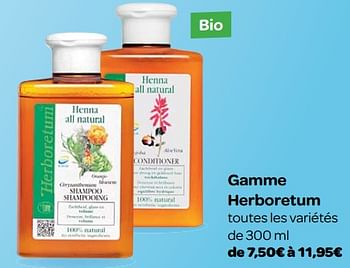 Promotions Gamme herboretum - Herboretum - Valide de 23/05/2018 à 04/06/2018 chez Carrefour