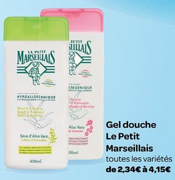 Promoties Gel douche le petit marseillais - Le Petit Marseillais - Geldig van 23/05/2018 tot 04/06/2018 bij Carrefour
