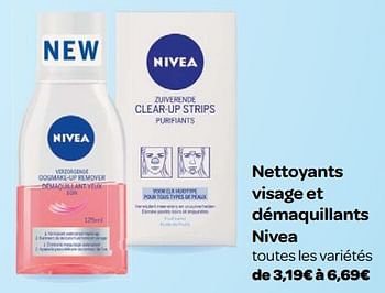 Promoties Nettoyants visage et démaquillants nivea - Nivea - Geldig van 23/05/2018 tot 04/06/2018 bij Carrefour