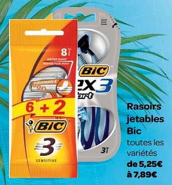 Promoties Rasoirs jetables bic - BIC - Geldig van 23/05/2018 tot 04/06/2018 bij Carrefour