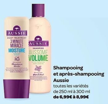 Promotions Shampooing et après-shampooing aussie - Aussie - Valide de 23/05/2018 à 04/06/2018 chez Carrefour