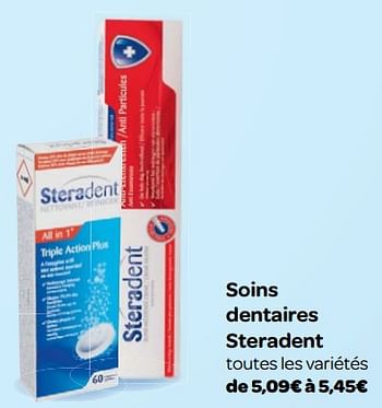 Promotions Soins dentaires steradent - Steradent - Valide de 23/05/2018 à 04/06/2018 chez Carrefour