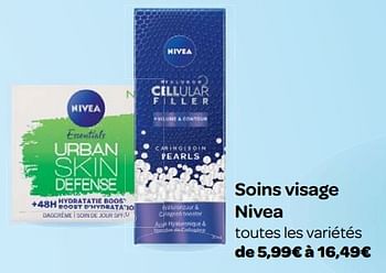 Promotions Soins visage nivea - Nivea - Valide de 23/05/2018 à 04/06/2018 chez Carrefour