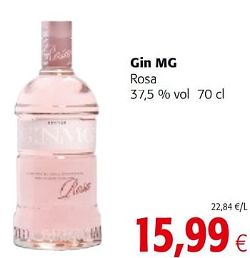 Promotions Gin mg rosa - Ginmg - Valide de 23/05/2018 à 05/06/2018 chez Colruyt