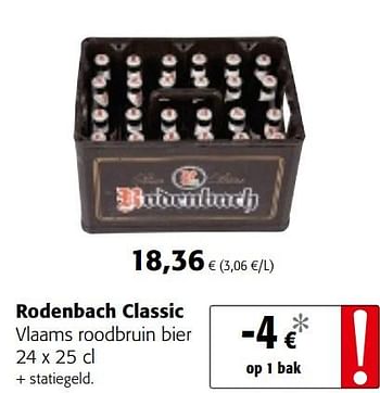 Promoties Rodenbach classic vlaams roodbruin bier - Rodenbach - Geldig van 23/05/2018 tot 05/06/2018 bij Colruyt