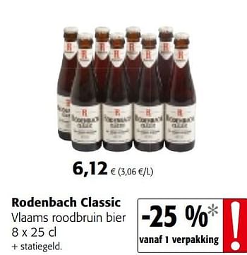 Promotions Rodenbach classic vlaams roodbruin bier - Rodenbach - Valide de 23/05/2018 à 05/06/2018 chez Colruyt
