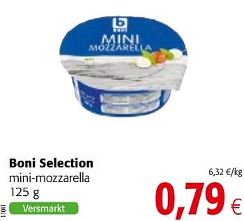 Promoties Boni selection mini-mozzarella - Boni - Geldig van 23/05/2018 tot 05/06/2018 bij Colruyt