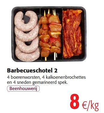 Promotions Barbecueschotel 2 - Produit maison - Colruyt - Valide de 23/05/2018 à 05/06/2018 chez Colruyt