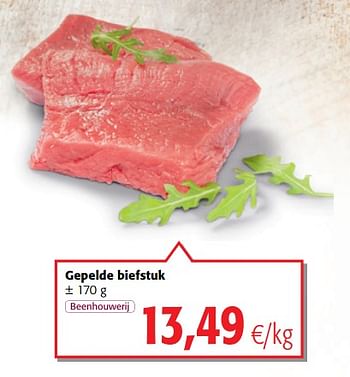 Promoties Gepelde biefstuk - Huismerk - Colruyt - Geldig van 23/05/2018 tot 05/06/2018 bij Colruyt
