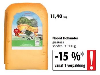 Promotions Noord hollander graskaas sneden - Noord-Hollander - Valide de 23/05/2018 à 05/06/2018 chez Colruyt