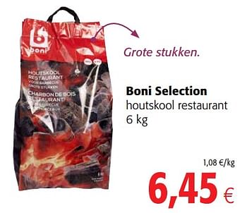 Promotions Boni selection houtskool restaurant - Boni - Valide de 23/05/2018 à 05/06/2018 chez Colruyt