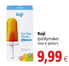 Promoties Koji ijslollymaker - Koji - Geldig van 23/05/2018 tot 05/06/2018 bij Colruyt