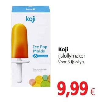 Promoties Koji ijslollymaker - Koji - Geldig van 23/05/2018 tot 05/06/2018 bij Colruyt