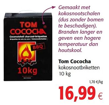 Promotions Tom cococha kokosnootbriketten - Tom Cococha - Valide de 23/05/2018 à 05/06/2018 chez Colruyt