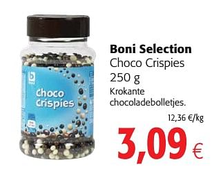 Promotions Boni selection choco crispies - Boni - Valide de 23/05/2018 à 05/06/2018 chez Colruyt