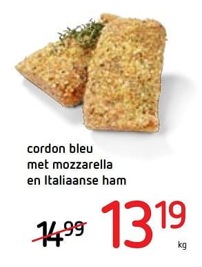 Promoties Cordon bleu met mozzarella en italiaanse ham - Huismerk - Spar Retail - Geldig van 24/05/2018 tot 06/06/2018 bij Spar (Colruytgroup)