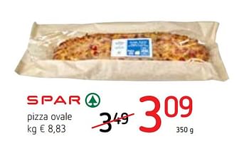 Promotions Spar pizza ovale - Spar - Valide de 24/05/2018 à 06/06/2018 chez Spar (Colruytgroup)