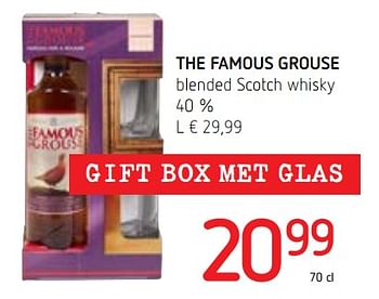 Promoties The famous grouse blended scotch whisky - The Famous Grouse - Geldig van 24/05/2018 tot 06/06/2018 bij Spar (Colruytgroup)