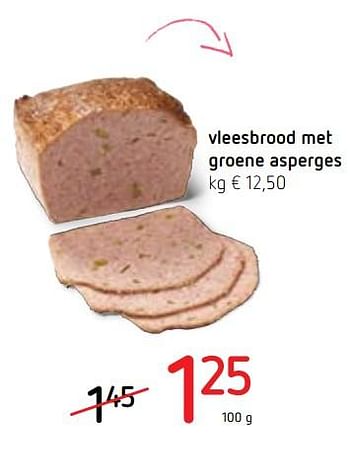 Promoties Veesbrood met groene asperges - Huismerk - Spar Retail - Geldig van 24/05/2018 tot 06/06/2018 bij Spar (Colruytgroup)