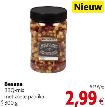 Promoties Besana bbq-mix met zoete paprika - Besana - Geldig van 23/05/2018 tot 05/06/2018 bij Colruyt