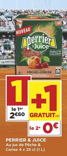 Promoties Perrier + juice - Perrier - Geldig van 22/05/2018 tot 03/06/2018 bij Super Casino